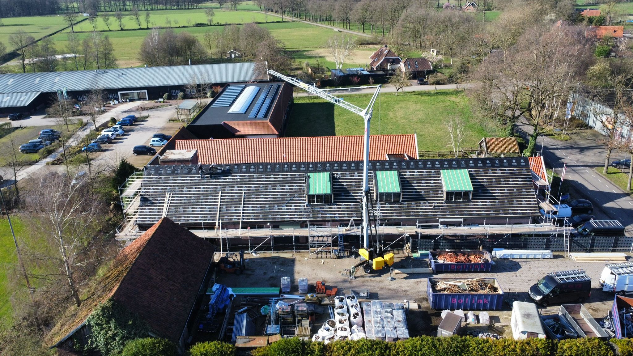 Restauratie en verduurzaming hellend dak en dakkapellen Weerselo fase 2 foto